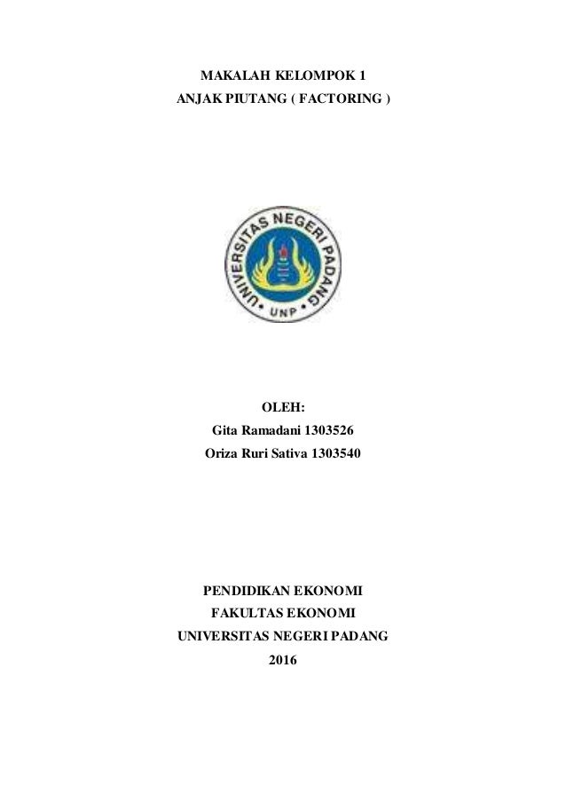 makalah anjak piutang
